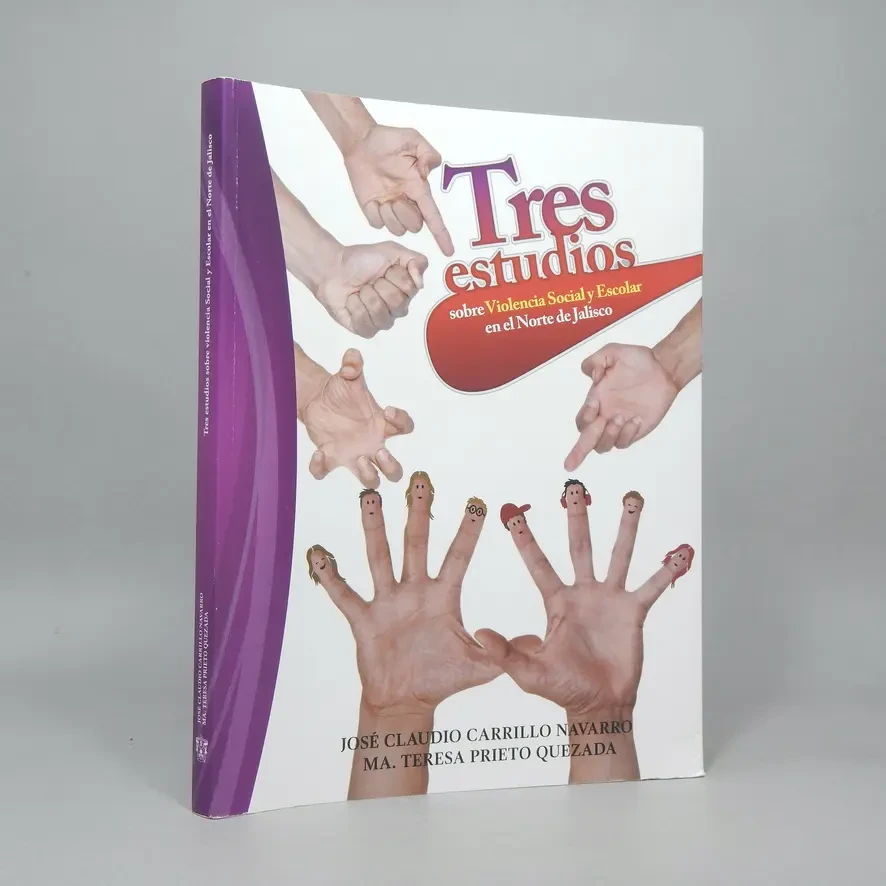 Portada del libro Tres estudios sobre Violencia Social y Escolar en el Norte de Jalisco